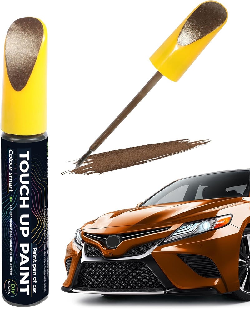UBOG Touch Up Paint Pen,Touch Up Paint for Cars,Car Accessories Car Touch Up Paint, Automotive Paint Pen Scratch Repair,Car Remover Scratch Paint Pen,Car Paint Pen for Erase Car Scratches (Brown) - Image 1